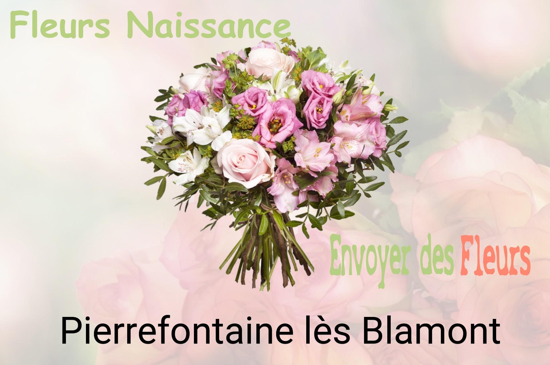 Bouquet de fleurs de naissance livré à Pierrefontaine-lès-Blamont